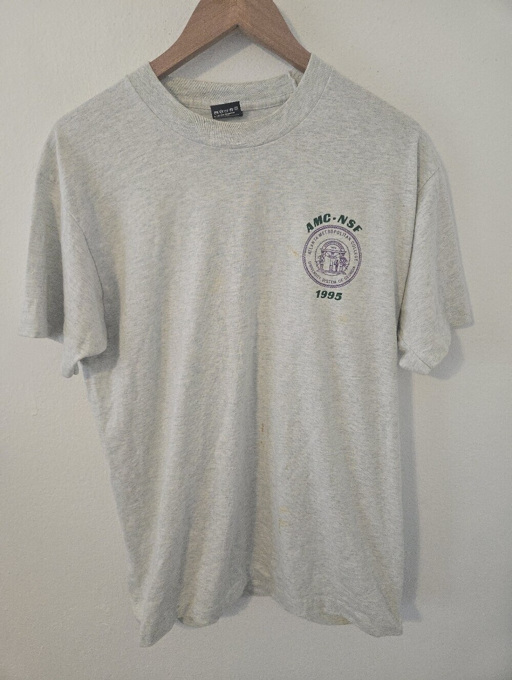 Vintage 90s Atlanta Metropolitan College T Shirt Mens Large University System of